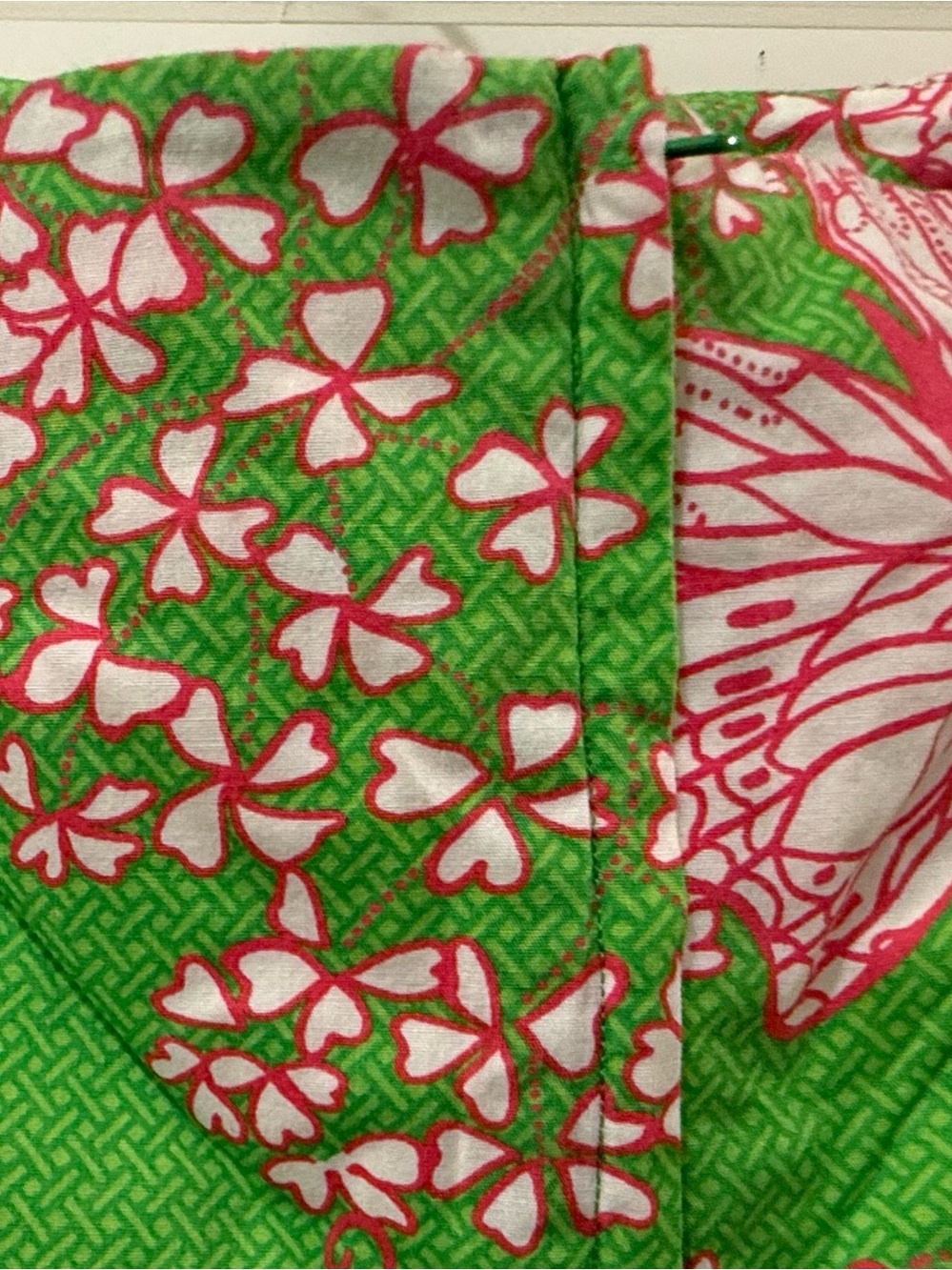 Lilly Pulitzer Green and Pink Floral Print Top - Picture 14 of 14